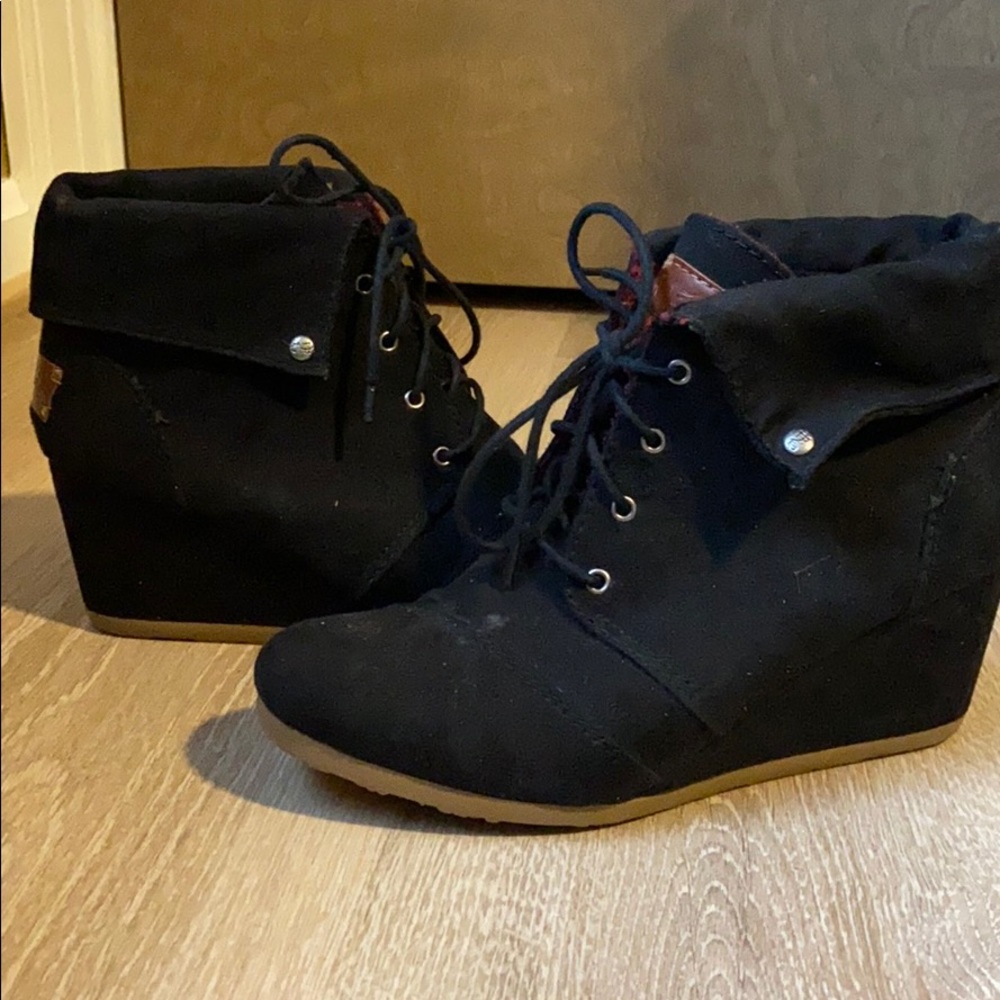 Wedged Booties
